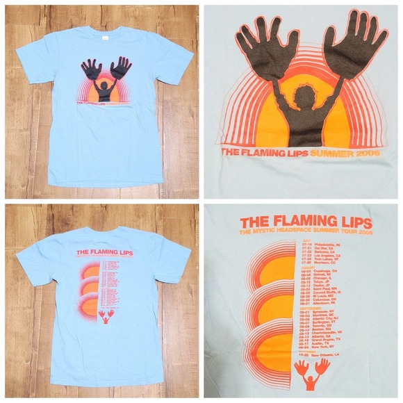 Vtg The Flaming Lips The Mystic Headspace Summer Tour 2006 Band T-shirt - Picture 1 of 6
